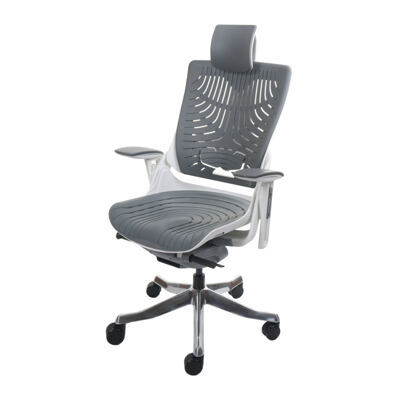 Bürostuhl MERRYFAIR Wau 2b Hartschale ergonomisch grau