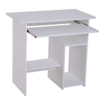 Computertisch Schreibtisch PC-Tisch Schwarz 80x45x75cm
