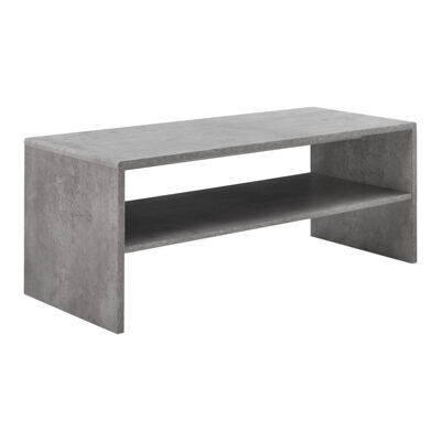 Couchtisch Trier 100x40x40 cm mit Ablage Betonoptik