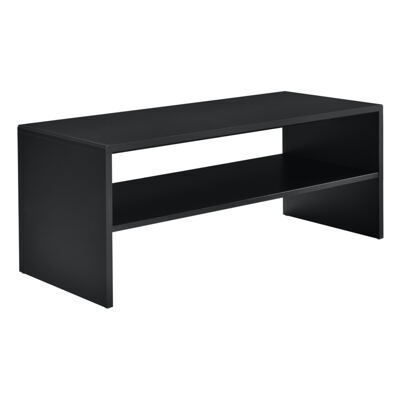 Couchtisch Trier 100x40x40 cm mit Ablage Schwarz