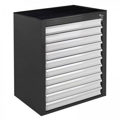ADB Schubladenschrank, Anthrazit/ Grau , BxTxH: 71x55x90 cm