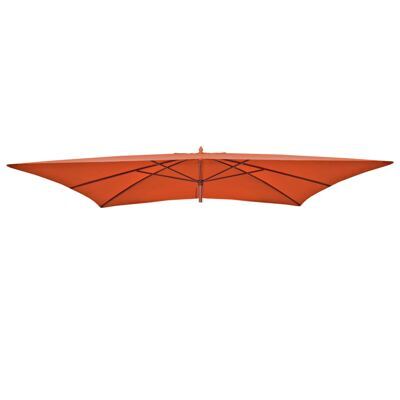 Ersatz-Bezug für Holz-Sonnenschirm Florida 2x3m terracotta