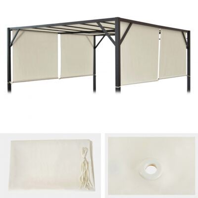 Ersatzdach Ersatzbezug Pergola Baia 3x3m Creme