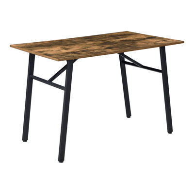 Esstisch Flatanger 110x70x75cm für 4 Personen Dunkler Holzton