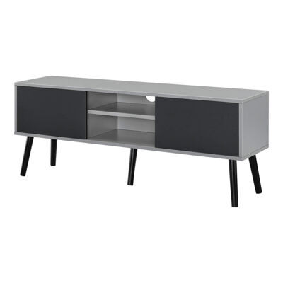 Fernsehtisch Eskilstuna 120 x 29.5 x 46.5 cm mit 2 Schranktüren