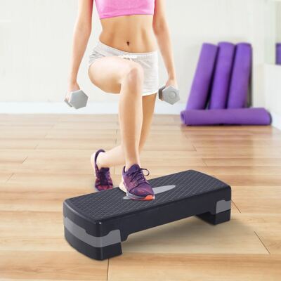 Fitness Stepper Steppbrett Aerobic 150kg höhenverstellbar