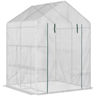 Foliengewächshaus 143x143x195cm Treibhaus