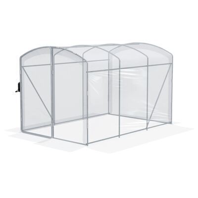 Foliengewächshaus 3x195x2m Folientunnel Treibhaus