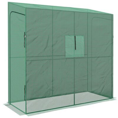 Foliengewächshaus Gewächshaus 200x80x200cm Treibhaus