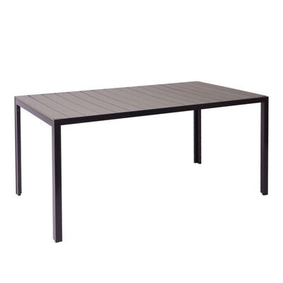 Gartentisch Tisch Bistrotisch WPC-Tischplatte 160x90cm grau