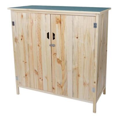 Geräteschrank Kellerregal Werkstattregal 120x115x55cm Grau