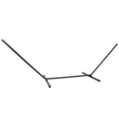 Gestell für Hängematte 360 x 115 cm schwarz