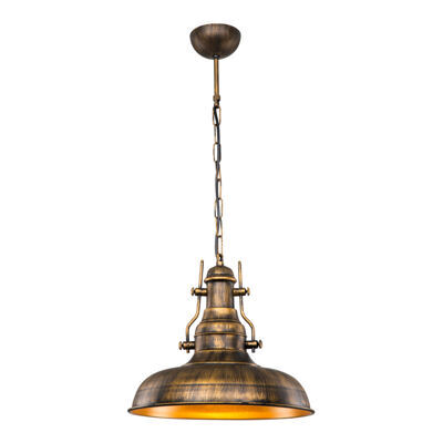 Hängeleuchte Eastleigh E27 Metall Bronze Antik