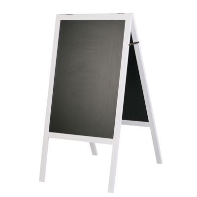 Kundenstopper Kreidetafel 118 x 61 cm weiss