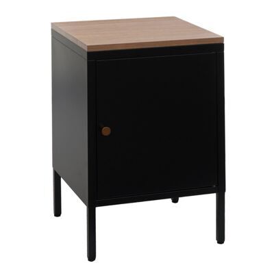 Nachttisch Industrial Stahl JAM-L84 63x40x40cm schwarz