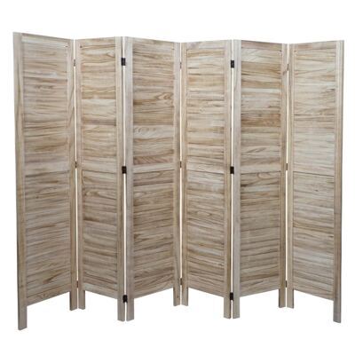 Paravent JAM-G30 Trennwand Sichtschutz Shabby 170x240cm