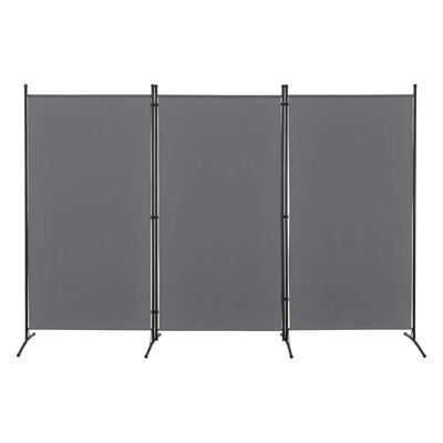 Paravent Raumteiler Teruel 3-teilig 260x176 cm Dunkelgrau