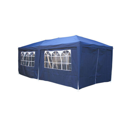 Gartenpavillon 6x3x3m, blau