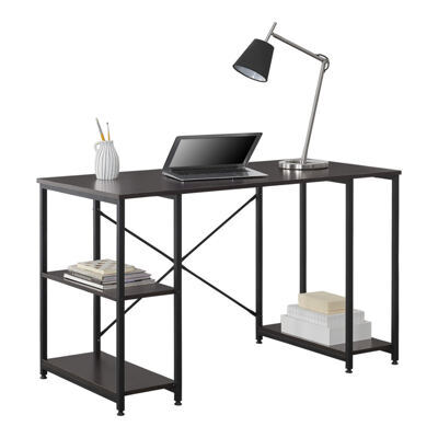 Schreibtisch Aarhus 75x120x60 cm mit 3 Ablagen