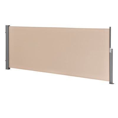 Seitenmarkise Mulhacén 140x300cm Sandfarben Sichtschutz