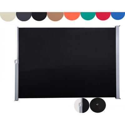 Seitenmarkise, schwarz (200 x 300cm)