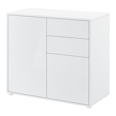 Sideboard Paarl 74x79x36cm mt 2 Schubladen hochglanz