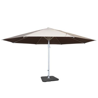 Sonnenschirm Meran II Ø5m Alu 28kg creme-beige mit Ständer