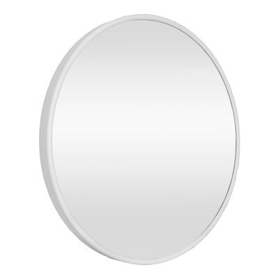 Wandspiegel Ordona Ø50cm Weiss. matt