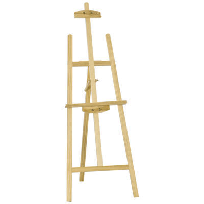Staffelei Holz Natur Holzstaffelei 134,5 cm