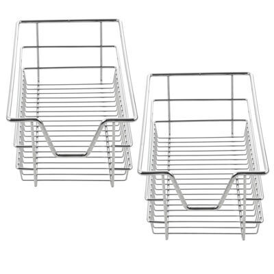 2x Teleskopschublade 30cm Schrankbreite inklusive Schienen