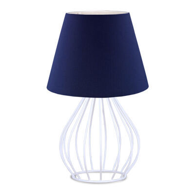 Tischlampe Plymouth 1xE27 Blau