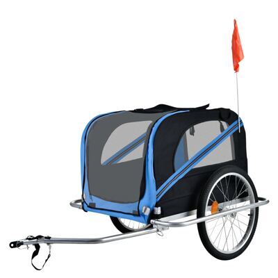 Veloanhänger Hundeanhänger blau