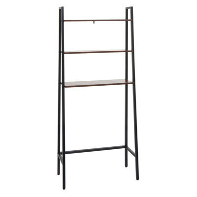 Waschmaschinen Regal Leiterregal Industrial 155x64x25cm braun