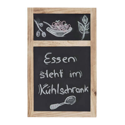 Werbetafel Wandtafel Kreidetafel ~ Shabby-Look 55x34x2cm Natur