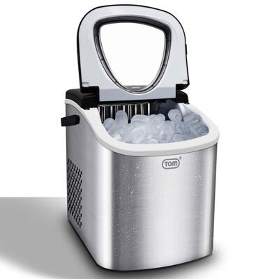 Eiswürfelmaschine 12kg/Tag tragbar & kompakt mit LED-Anzeige