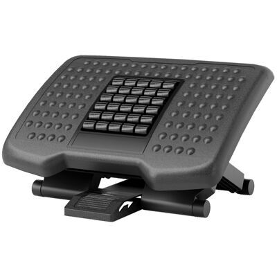 Fussstütze höhenverstellbar ergonomisch Homeoffice Schwarz