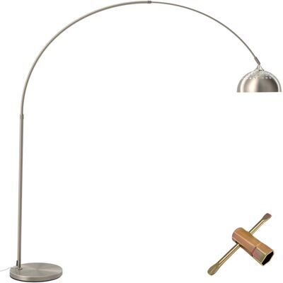 Bogenleuchte Arcus Nickel matt