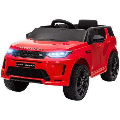 Kinder-Elektroauto Kinderfahrzeug 12V mit LED-Lichtern Fernbedienung 3-6 Jahre Rot