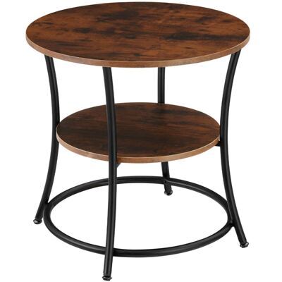 Beistelltisch Saint Louis 55x56cm Industrial dunkelbraun