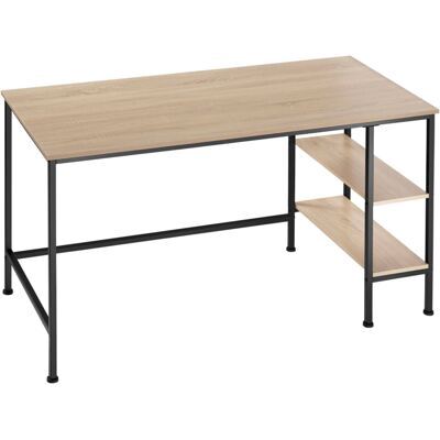 Schreibtisch Donegal Industrial Holz hell, Eiche Sonoma