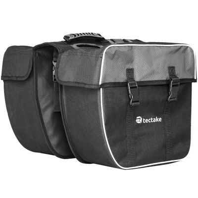 Fahrradtasche mit Gepäckträger-Befestigung und Reflektorstreifen