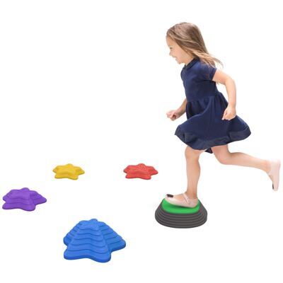 Stapelspielzeug Flusssteine rutschfest Balancespiel bis 80kg