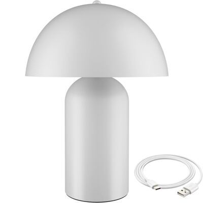 Retro-Tischlampe Kade weiss