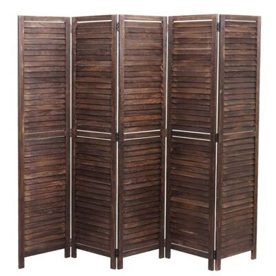 Shabby-Look Paravent Vintage 170x205cm ~ braun