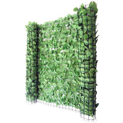 Balkonsichtschutz Buchenhecke Sichtschutz 500x150cm hell