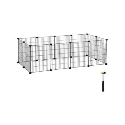 Freigehege Laufstall für Kleintiere 143x73x46cm