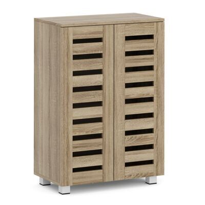 Schuhschrank EDDIE 60 x 33 x 87 cm braun