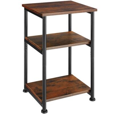 Beistelltisch Memphis 34x30x59cm Industrial dunkelbraun