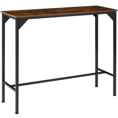 Esstisch Kerry 120x40x100,5cm Industrial dunkelbraun