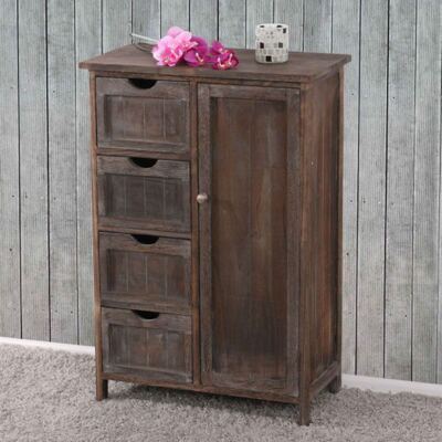 Shabby Chic Kommode  Vintage braun